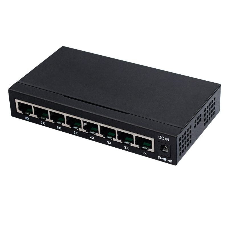 Factory Manufacture Various Efficiency Gigabit 8port Network Switch Poe