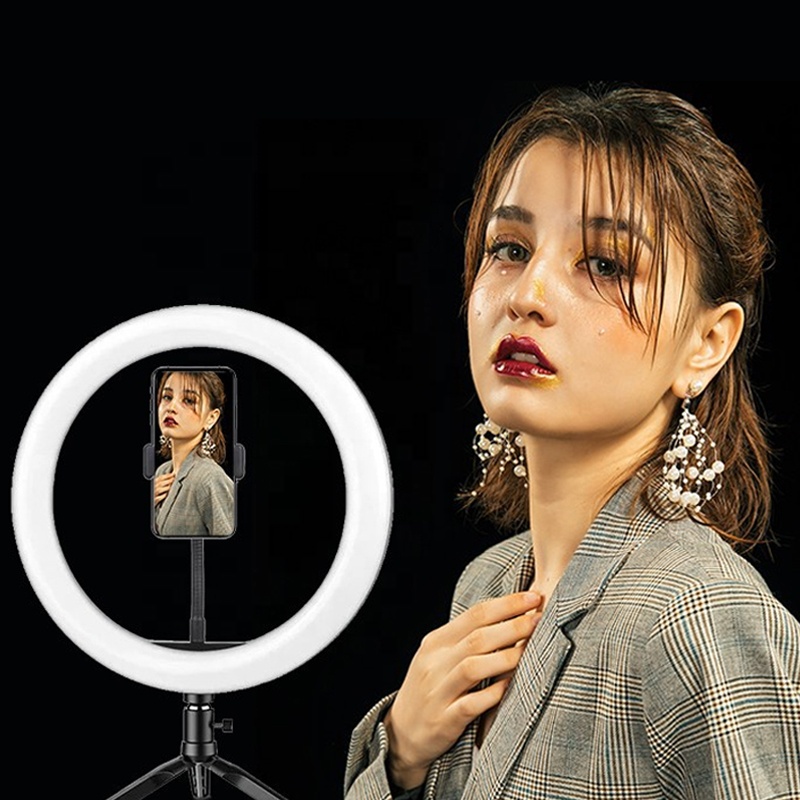 Hot Sale portable mobile phone Dimmable Fill Lamp 10 inch Selfie Ring Light