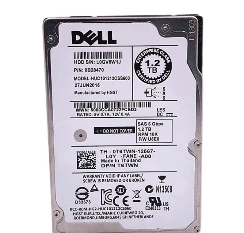 Лучшие продажи Цена по прейскуранту завода-изготовителя DELL 300 ГБ 450 900 1 ТБ 1,2 ТБ 6 ТБ Сервер жесткий диск компьютера