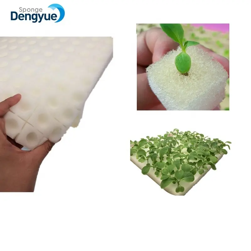 100PCS*1'' white black Aeroponic plant seed Hydroponic grow system sponge