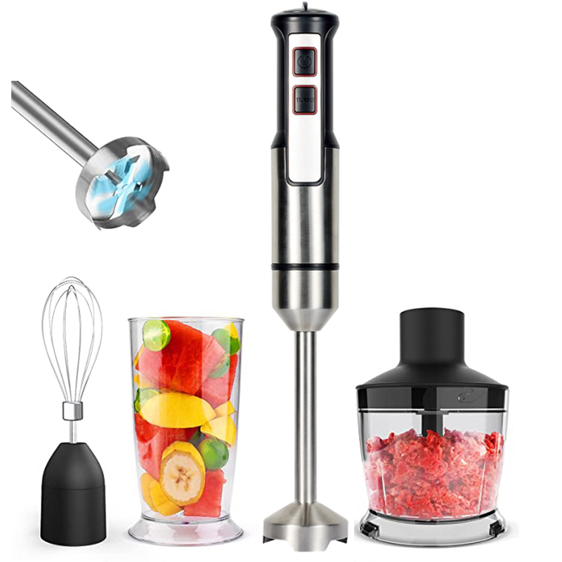 Anbolife mixer grinder immersion hand blender set blender stainless steel blade portable blender kitchen appliance