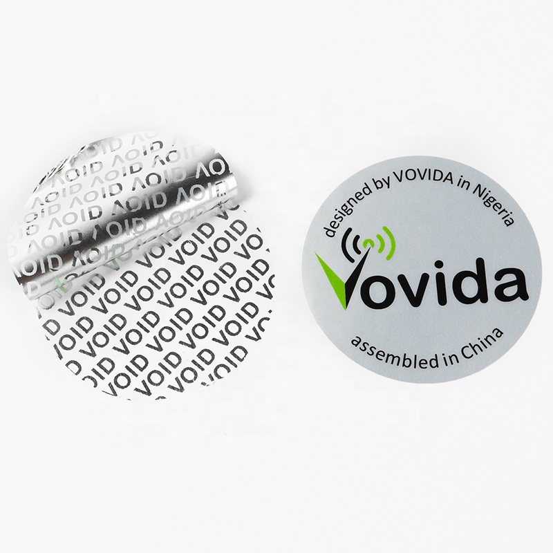 Custom printing self adhesive waterproof uv label void tamper evident void label warrning stickers void sticker label a4