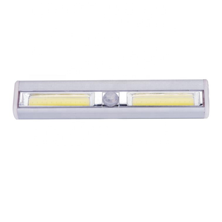 Battery Powered Security Aluminium Cabinet Light COB LED Motion Sensor Light Bar