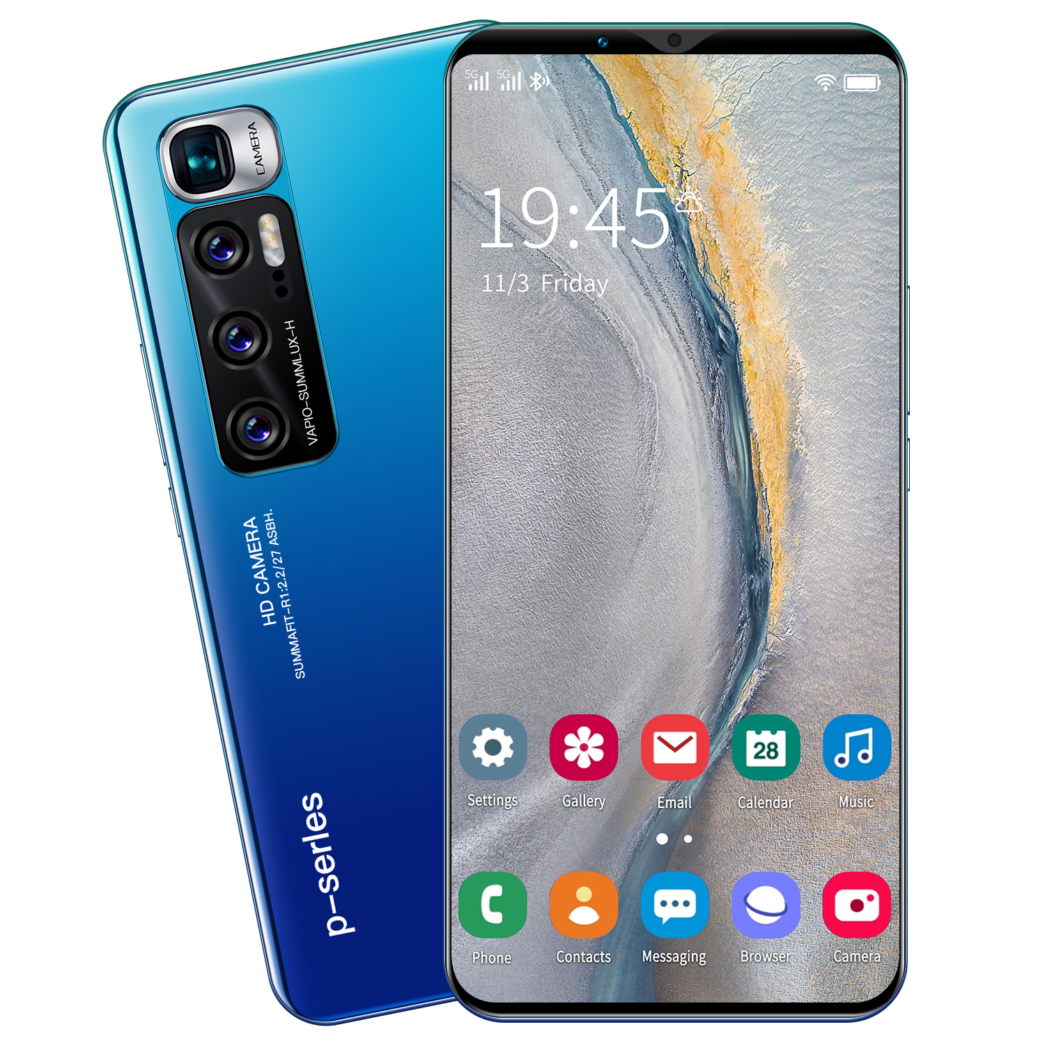 Envio бесплатно P48 max android 6,3 дюймовые дешевые смартфоны оптом телефоны
