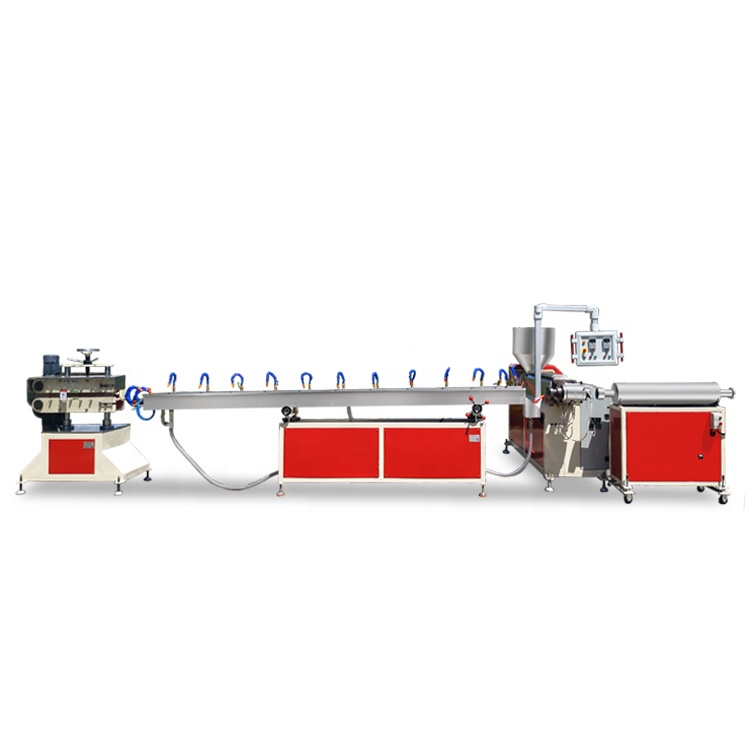pvc coating machine extruder plasic coated extrusion line pipe tuber making machine