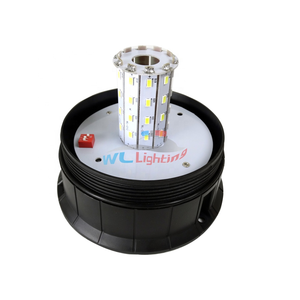 40SMD высокой интенсивности Строб маяк с базой магнита прикуриватель светодиодной вспышкой Янтарный Свет Маяка