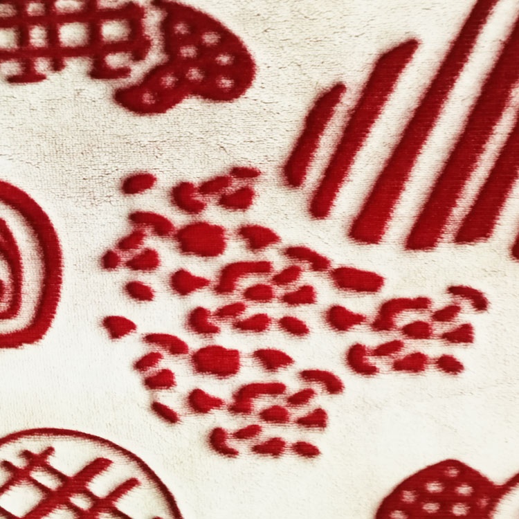 100% polyester fleece printed fabric jacquard flannel fleece fabric cutted pattern