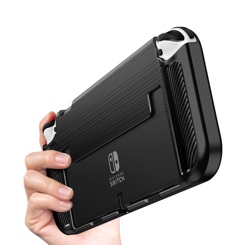 Flexible TPU Protective Case Cover Frame For Nintendo Switch OLED Model Shock Proof Protection Cover Shell For Nintendo Accessor