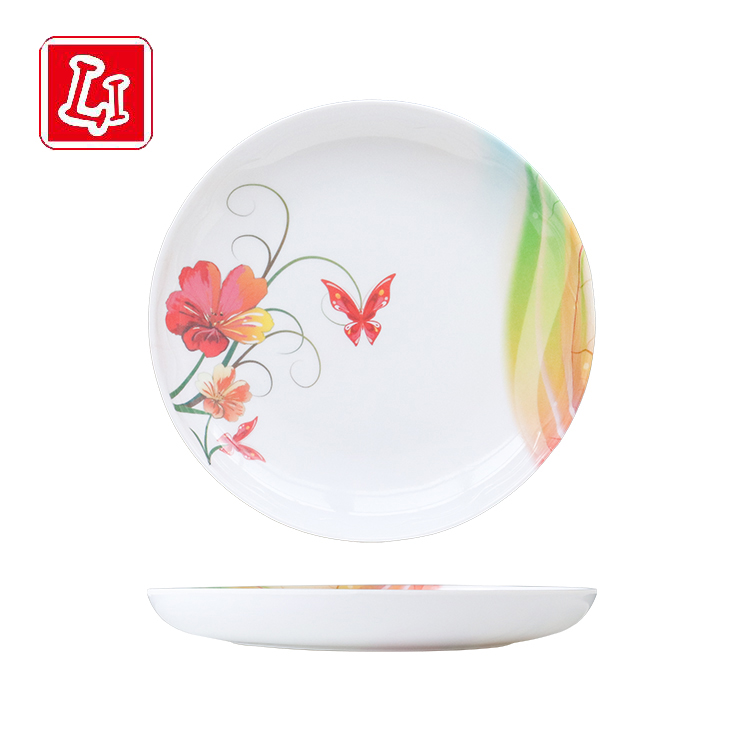 Shallow plate melamine tableware plate Family Restaurant Hotel disc