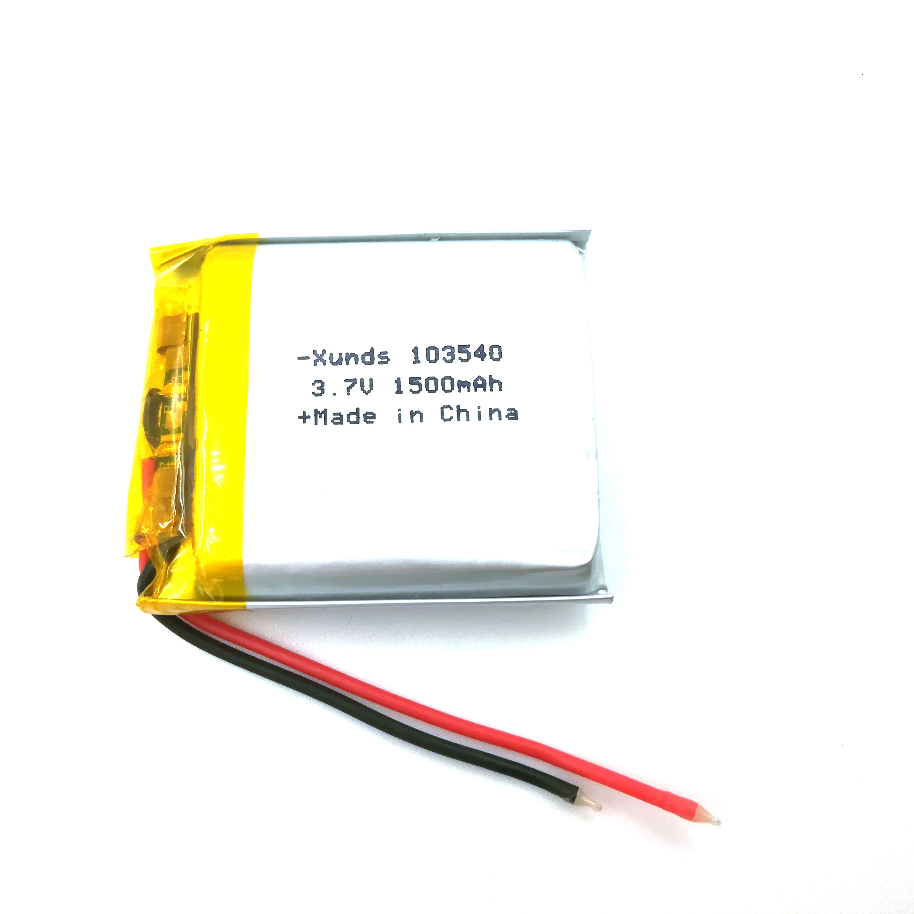 3.7v 1500mAh 103540 rechargeable lithium ion battery for Medical equipment digital products
