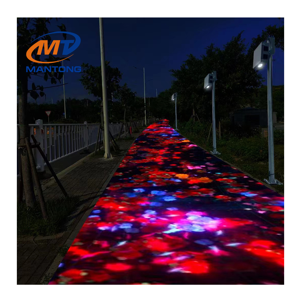 Outdoor Indoor Digital Floor Projection Mapping Projection Software 3D Interactive Floor Projection Projector System