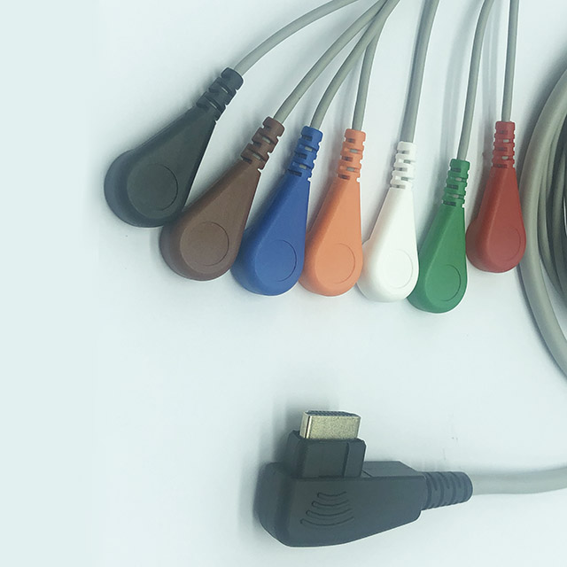 DMS 7 свинцовый хольтер ECG кабель HDMI разъем 125 см длина CE Китай медицинский кабель
