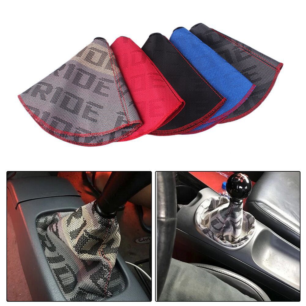 Car Modification Wave Club Head Shift Boot Jdm Racing Handle Canvas Gear Shift Head Dust Cover
