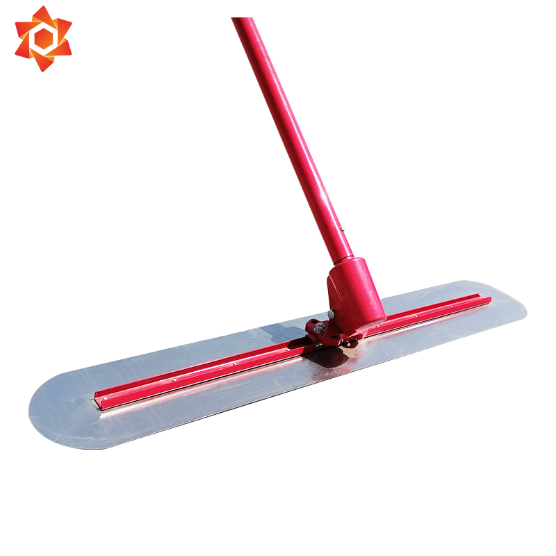 Cement push-pull smoothing floor pulp and smooth ruler large stainless steel concrete finishing trowel for concrete pavement