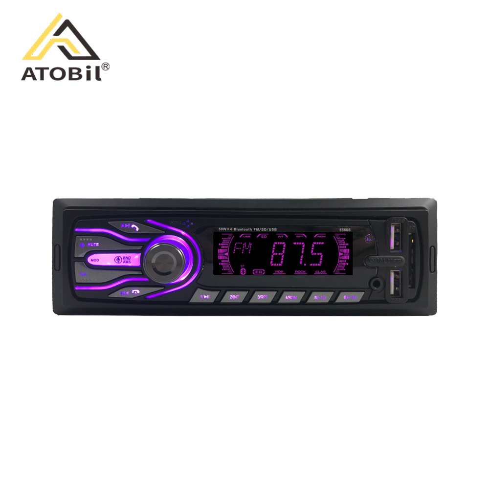LCD 1din Автомобильный MP3-плеер с автоматическим поиском радиостанций EQ phone app control 12v