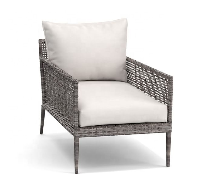 New arrival garden chair all weather outdoor furniture wicker patio armchair
