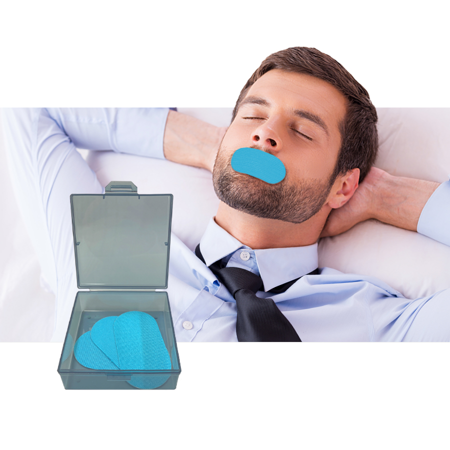 customized sleeping better mouth strips sleeping tapes with hypoallergenic adhesive breathing tape for mouth closed