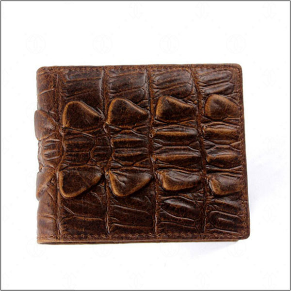 Genuine Leather Crocodile Wallet для Men, Business Biker, Short, Manufacturer, Designer