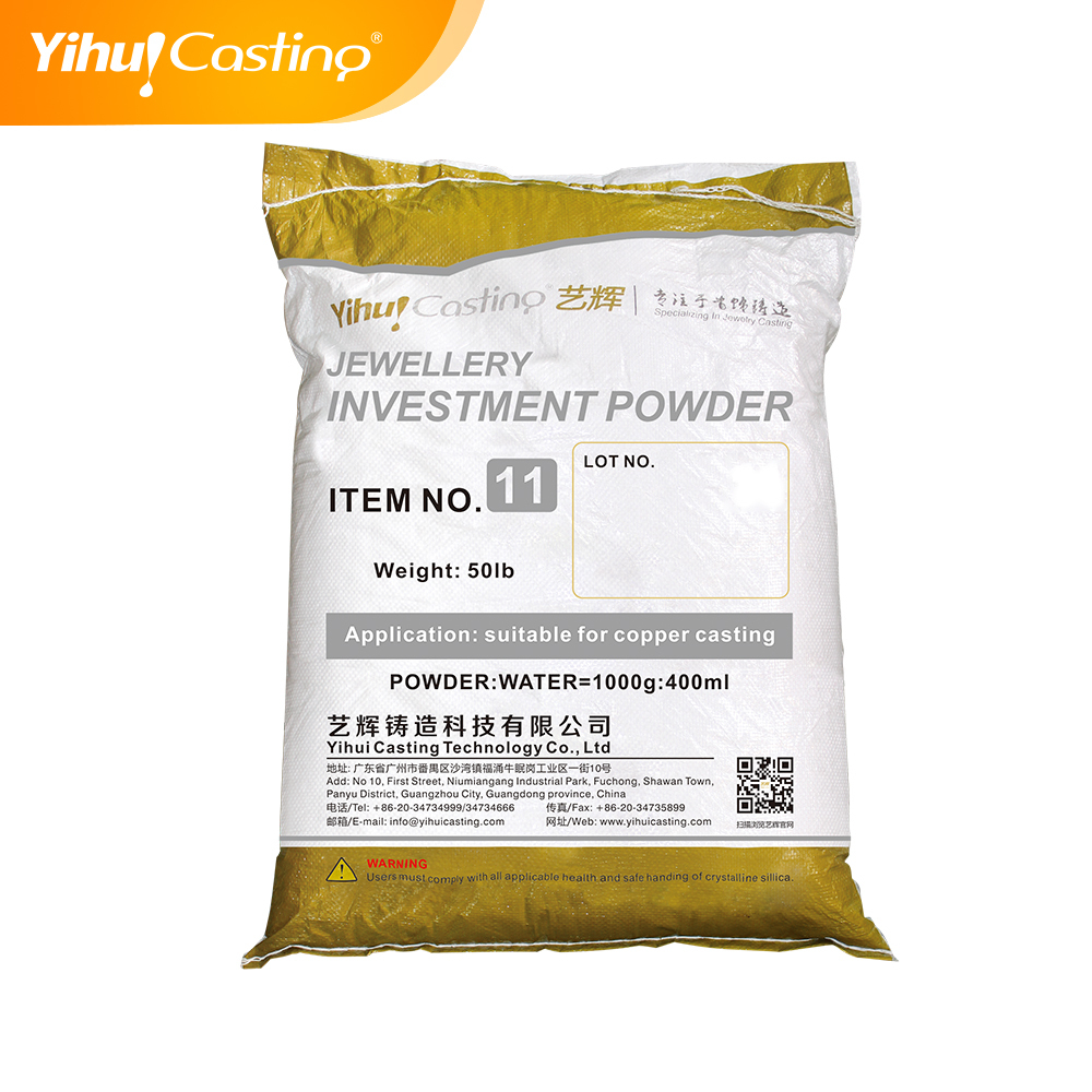 Yihui Brand 11 Pure Investment Casting Powder for Jewellery Casting Silver and Copper