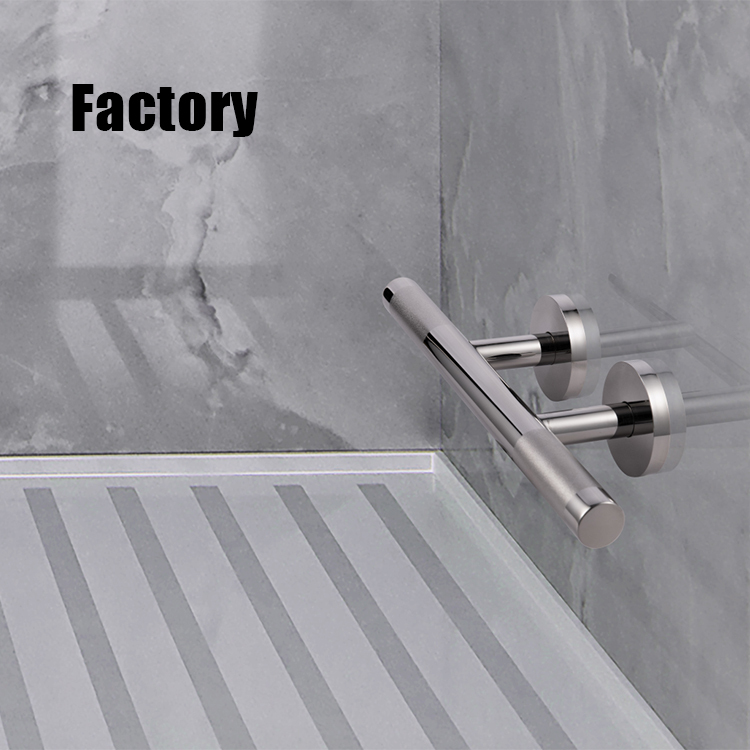 Chrome Shower Foot Rest 304 Stainless Steel and Heavy Brass Hotel Bathroom Accessory Step Shelf Shaving Stand Ledge