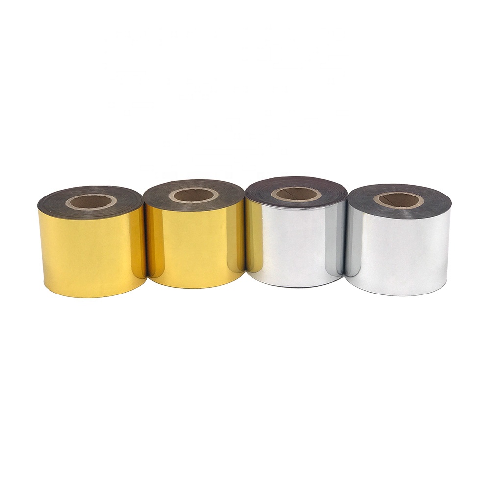 Gold Silver Black heat transfer foil for Paper leather Plastic Stamping