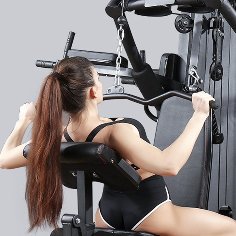 Custom integrated trainer fitness equipment home triple station equipment strength training set sports fitness equipment