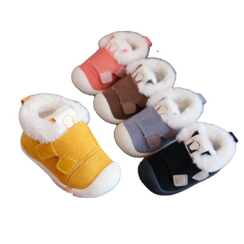 Top Quality Keep Warm Baby Winter Newborn Prewalker Booties Infant Indoor Toddlers Boys and Girls Shoes
