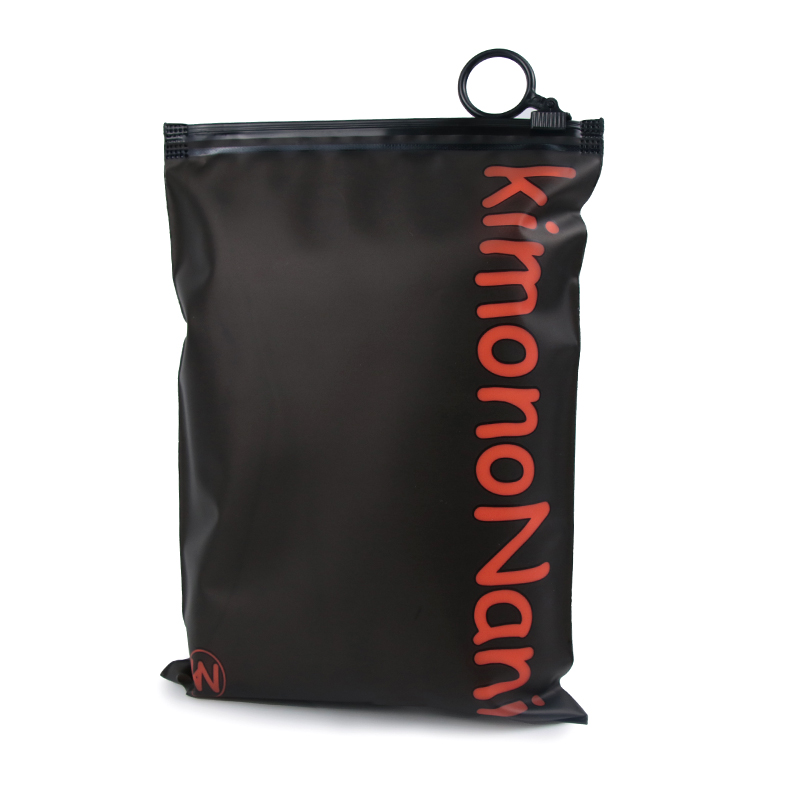 frost Custom Mylar round Zip Lock Clothing Packaging Bags Custom Logo LDPE Plastic Waterproof Recyclable