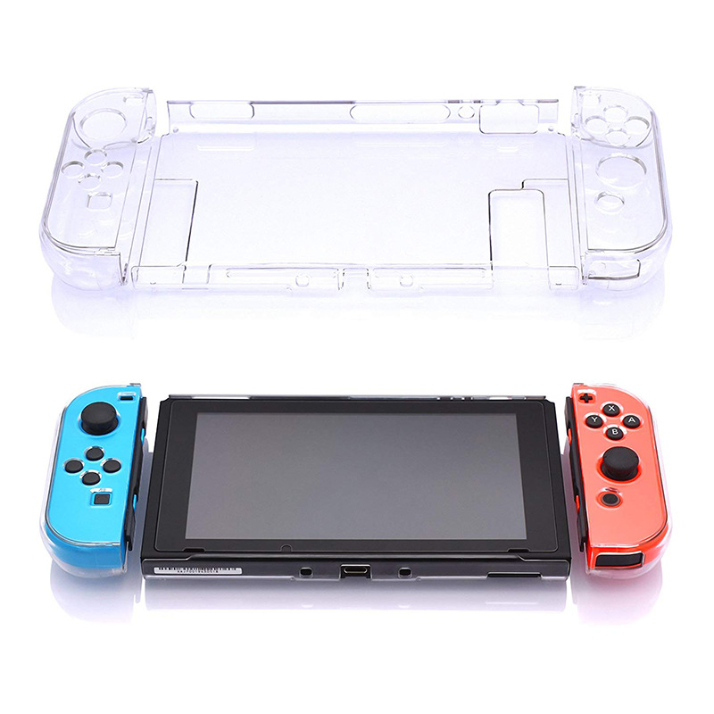 TPU Transparency Switch protective case Split type drop proof PC Protect Case