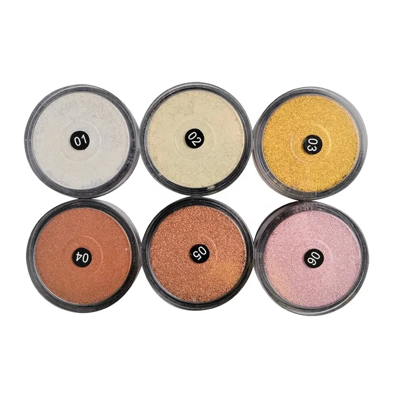 Wholesale Glowing Private Label Shimmer Loose Powder Highlighter Makeup