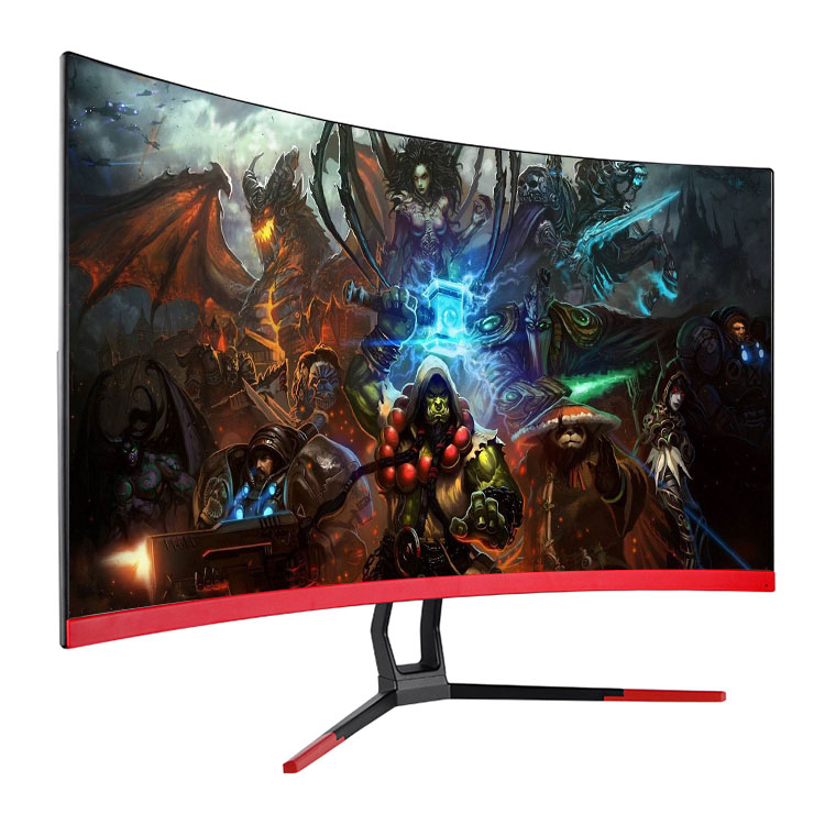 ПК с диагональю 27 дюймов, изогнутый игровой монитор 2 K, 144 Гц