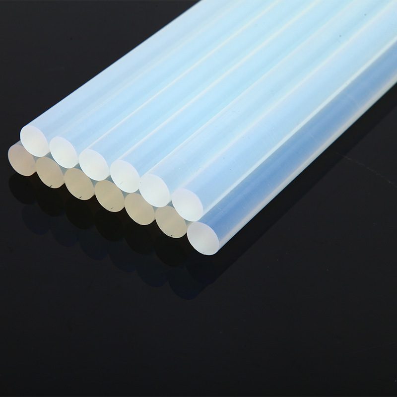 Wholesale DIY high sticky hot melt adhesive environmental protection low smell 11mm transparent super sticky Hot melt glue stick