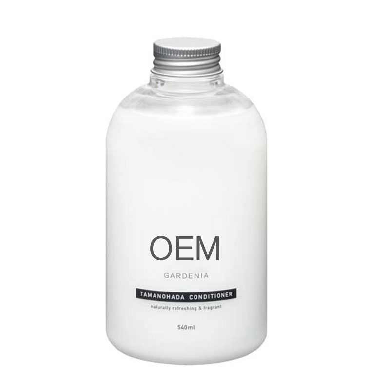 Customizable nordic fashion style transparent simple packaging set shampoo sulphate free hair shampoo and conditioner set