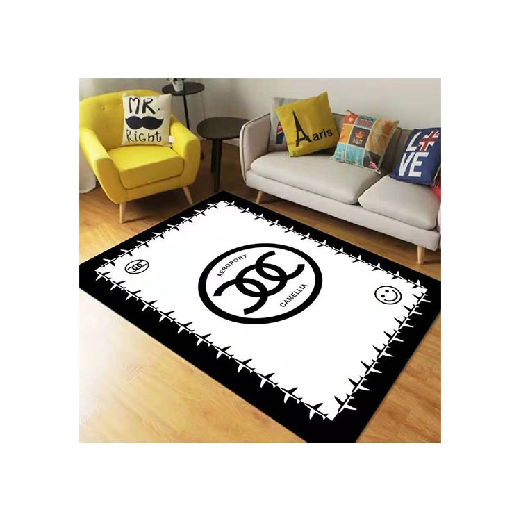Best selling printed crystal velvet low price thin living room carpet rug