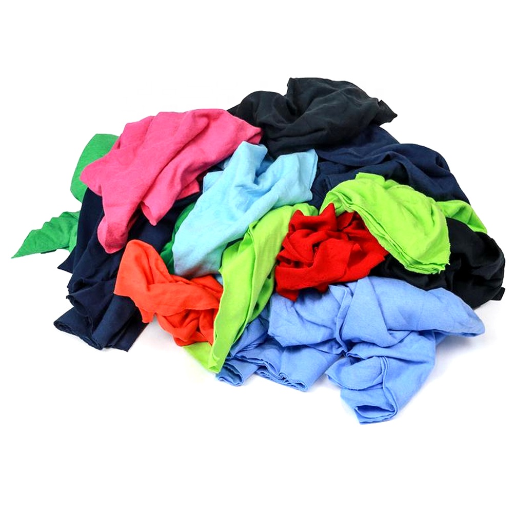 Hot Selling Color Mix Textile Cotton Waste Rags Wiping Cleaning Cotton Rag For Export