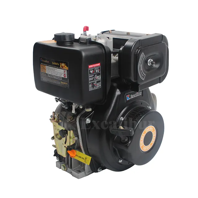 EXCALIBUR Diesel Engine Electronic Start Single Cylinder Air-cooled 4-stroke Small Machinery Engines Electric Engine