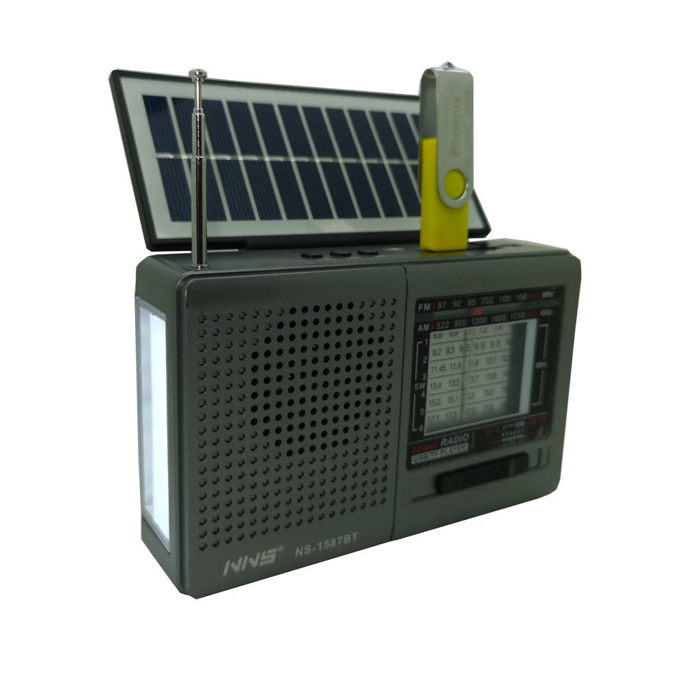 AM/FM/SW 3 BAND солнечные панели BLUETOOTH радио с USB/TF слот
