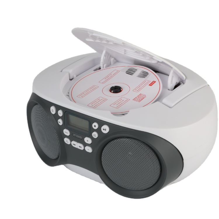 Новинка 2021, Портативный аудиоплеер Cd Boombox, Fm-радио, Mp3 и Aux, с супер динамиками