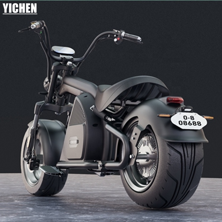 YICHEN Scooter Electrico EU Stock Moveable Lithium Ion Battery Moped 12 Inch Hub Motor Fat Tyers Electric Scooter 3000w