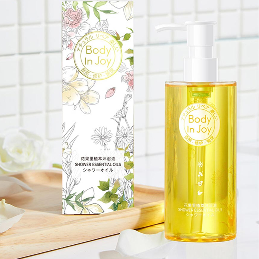 Lightweight Body Cleanser Bath Oil Moisture Locking Skin Hydrating Shower Oil For Dry Skin