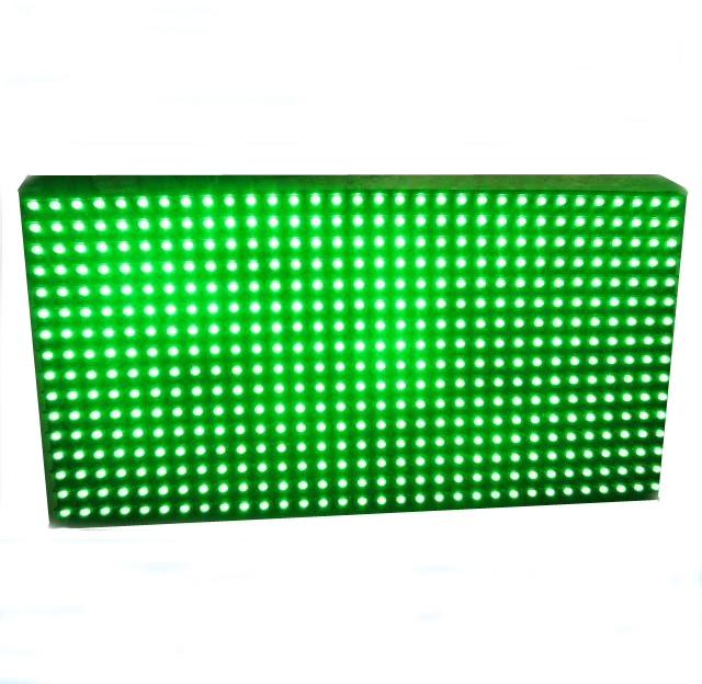 green color led display screen module high brightness made in china