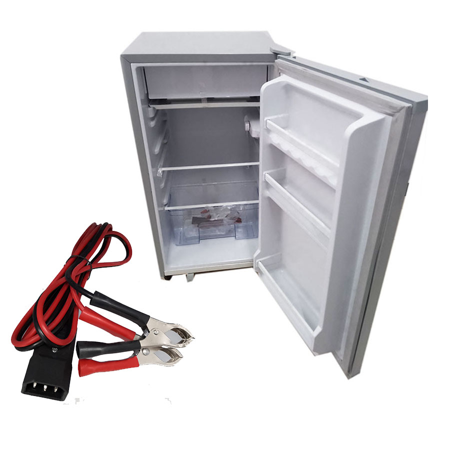 12V/24V DC 90L Солнечный глубокий глубокое морозильное вместилище с батарейным питанием зарядка Солнечный холодильник с сенсорной панелью