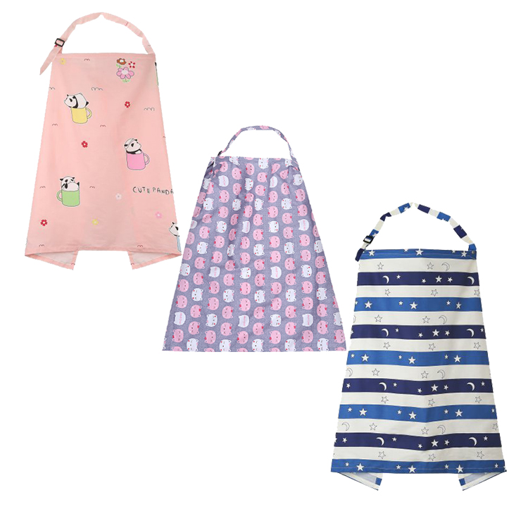 Famicheer BSCI bamboo spandex nursing apron cover blank sublimation nursing cover