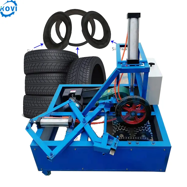 Small tire recycling machine truck otr tire cutter shredder prices for philippines