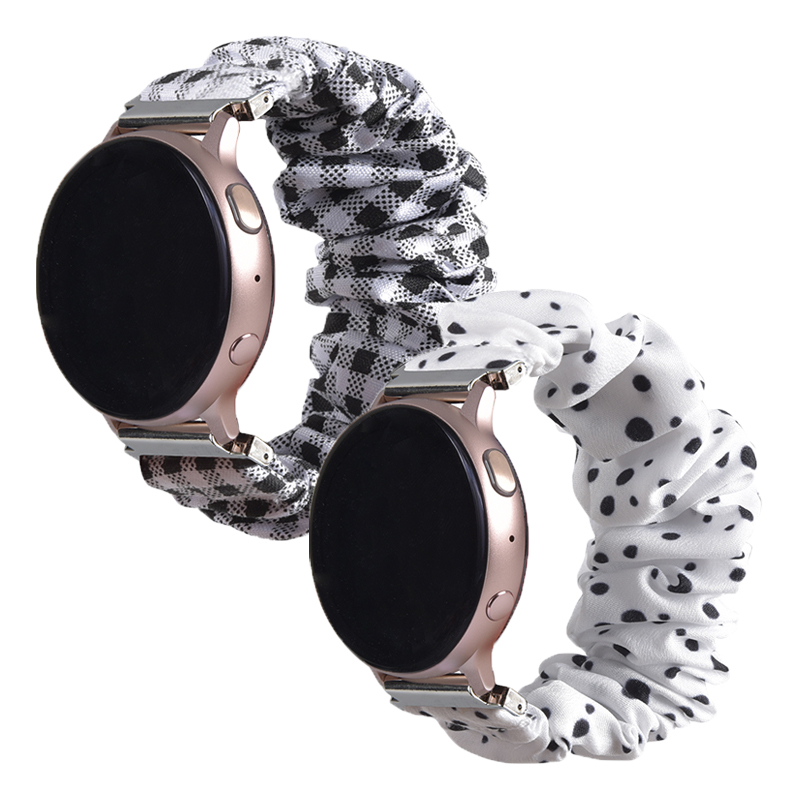 Тканевый эластичный ремешок для наручных часов, браслет для samsung galaxy Watch active 2, 20 мм