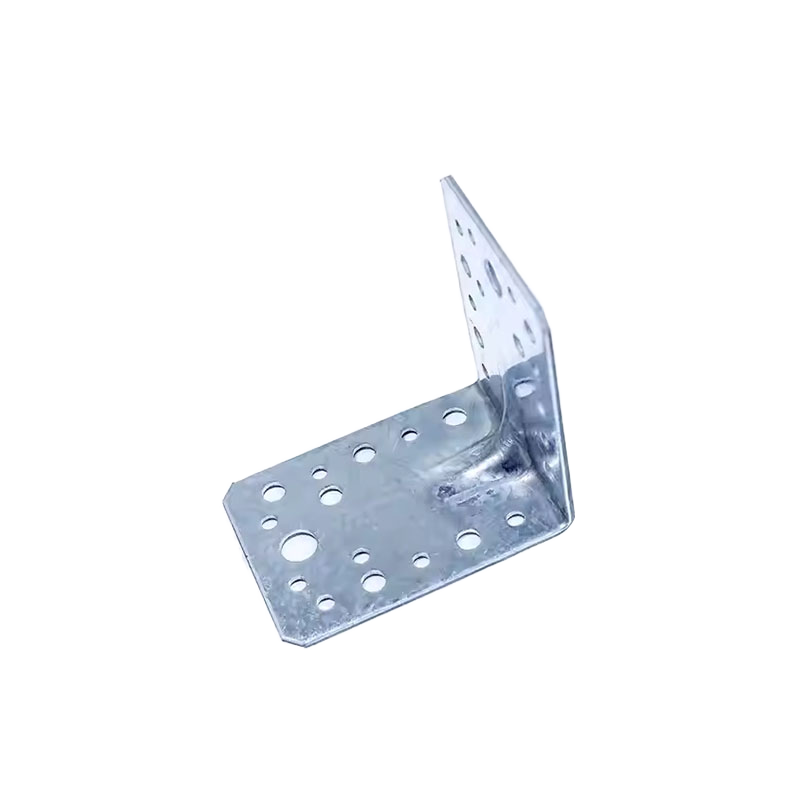 Isosceles Reinforced Angle Bracket Carbon Steel Cr3+ Zinc plated