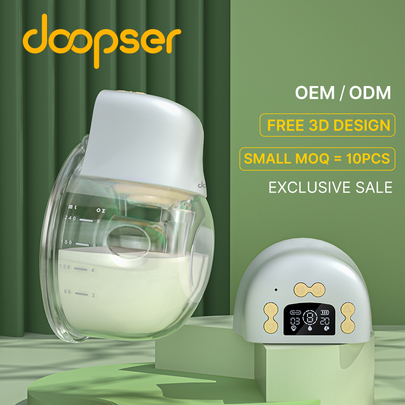 DOOPSER DPS-8010 Насос для грудного вскармливания молокоотсос двойной портативный носимый Молокоотсос электрический молокоотсос без помощи рук