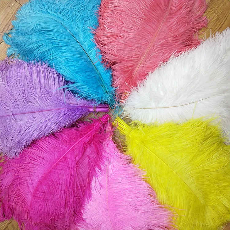 YAYUN CH2070 Wholesale 40CM White Ostrich Feathers For Wedding Decoration