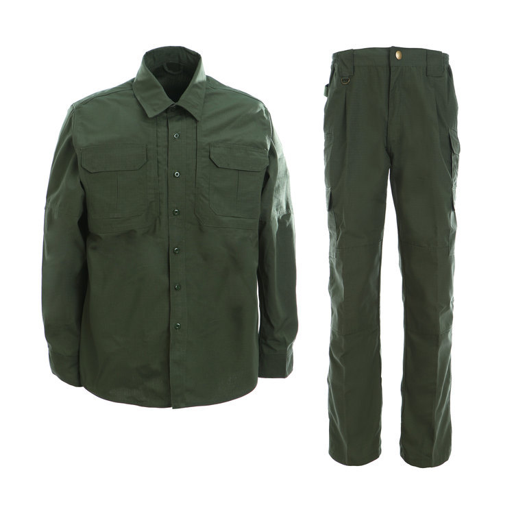 Unisex Uniform in Olive Green Color for Tactical Security
