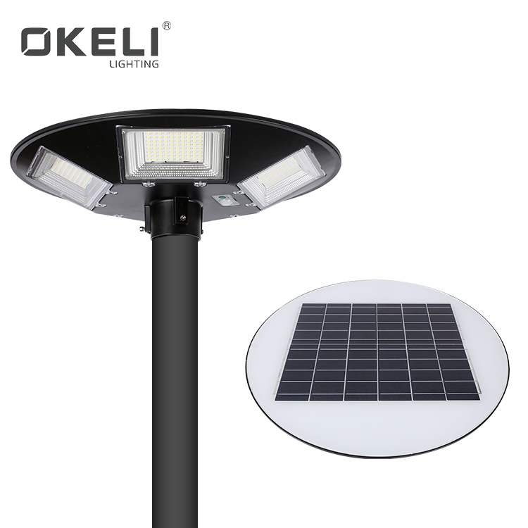 OKELI ABS SMD Motion Sensor Outdoor Lighting IP65 Waterproof All In One Led Solar Garden Light